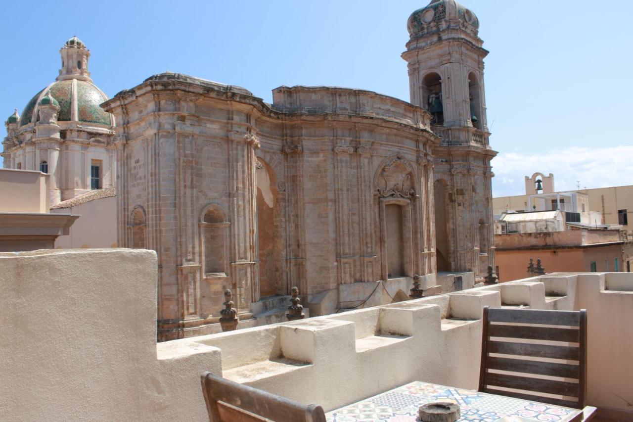 Ferienwohnung Central Cathedral Penthouse Trapani Exterior foto